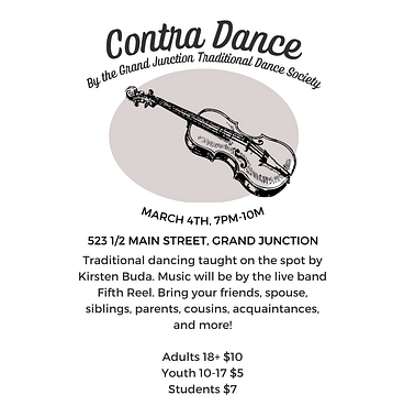Contra dance flyer  (Instagram Post (Square))